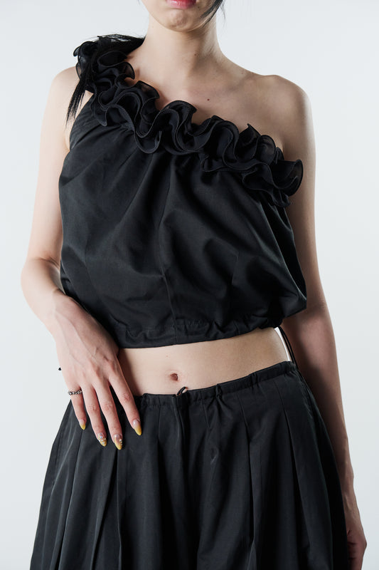 Ruffele One Shoulder Top