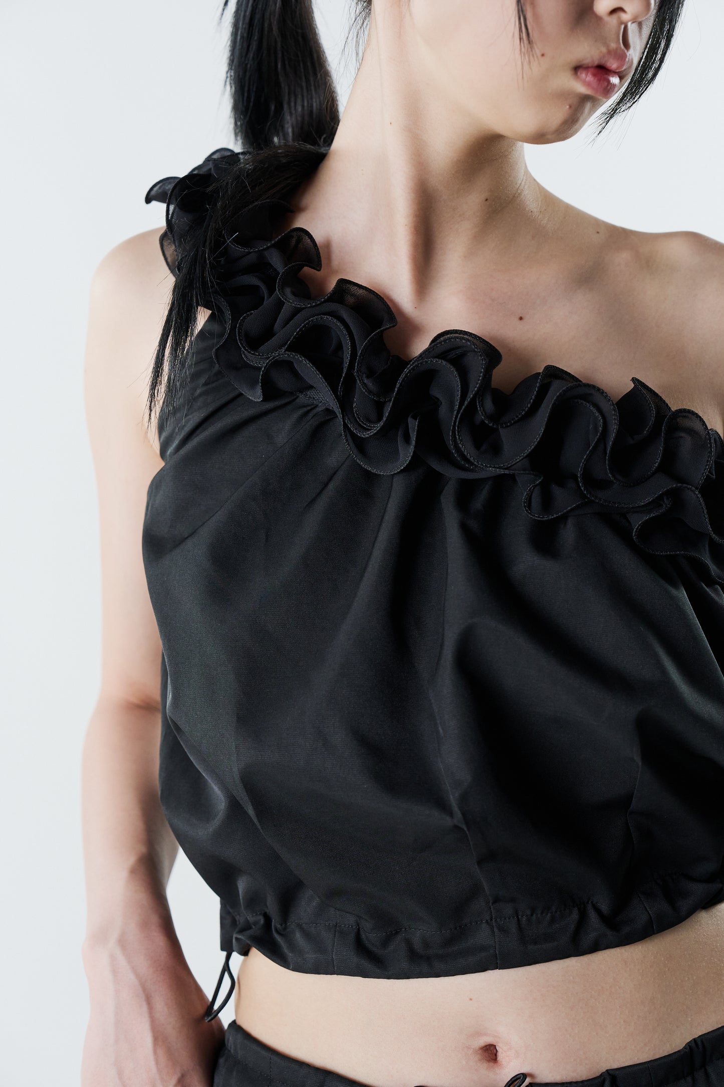 Ruffele One Shoulder Top