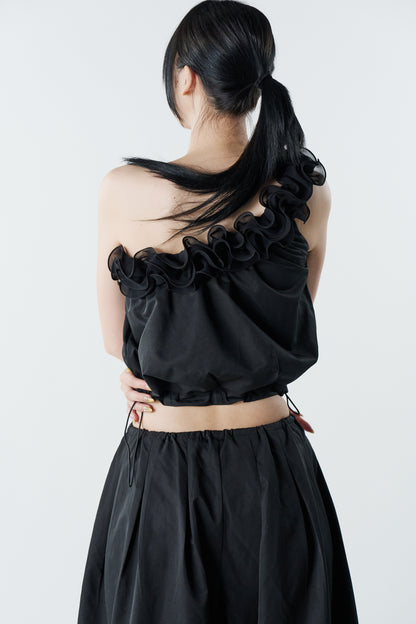 Ruffele One Shoulder Top