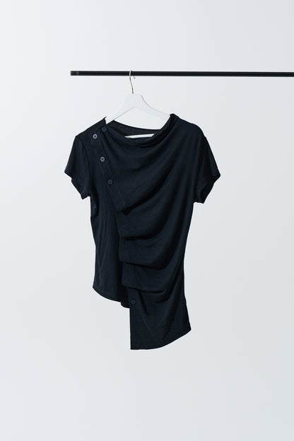 Drape Noir Top