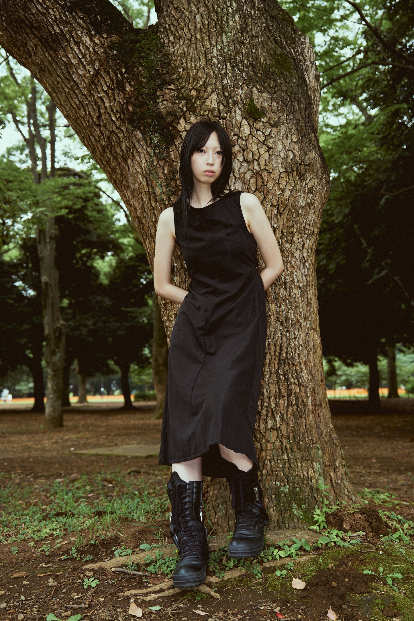 Noil A-Line Onepiece