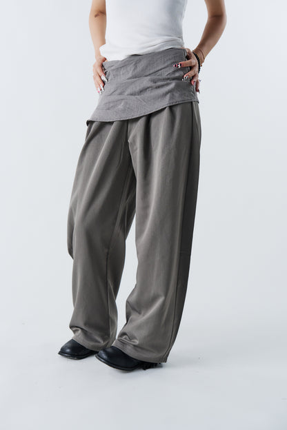 Noir Draped Pants