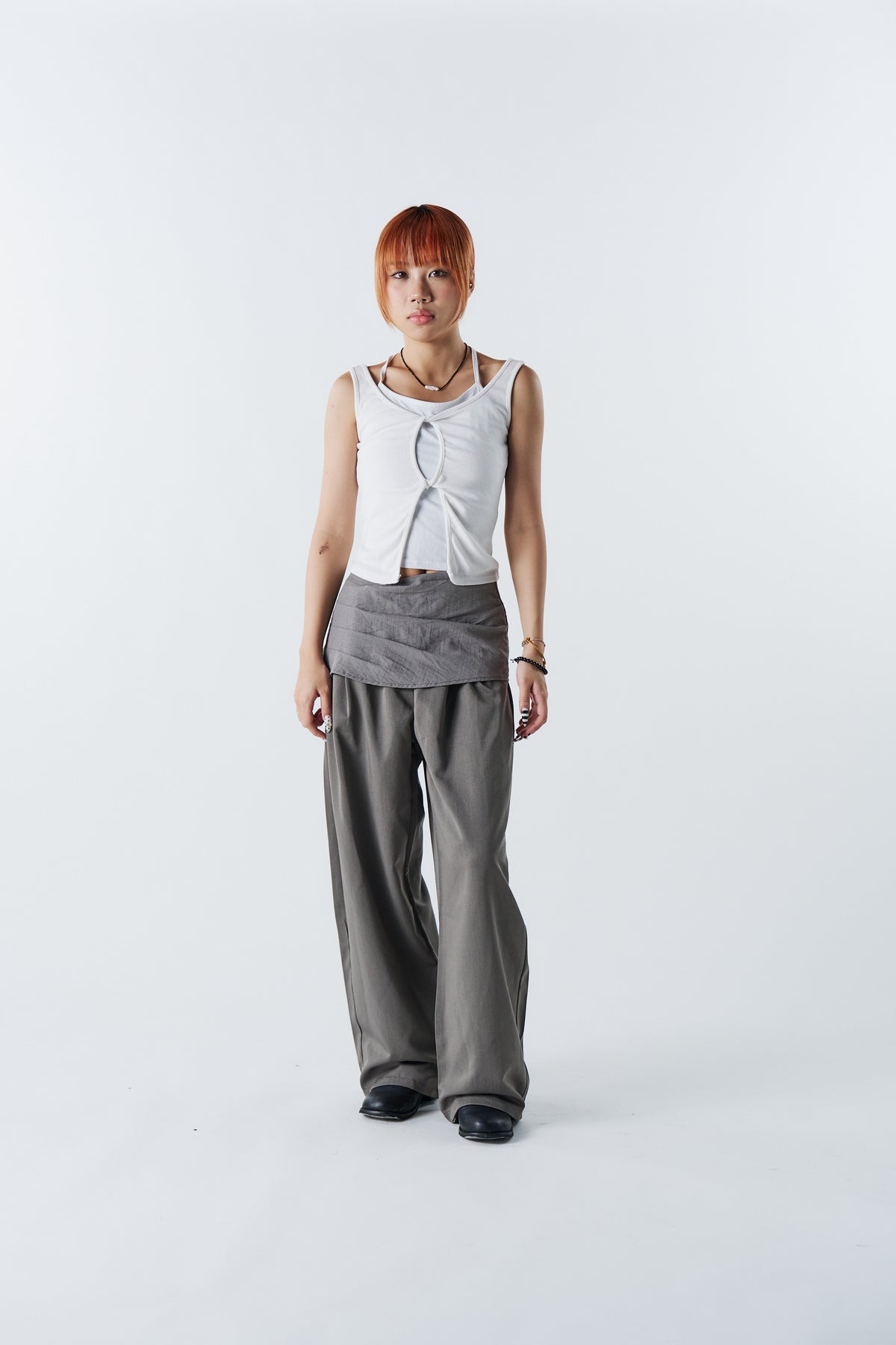 Noir Draped Pants