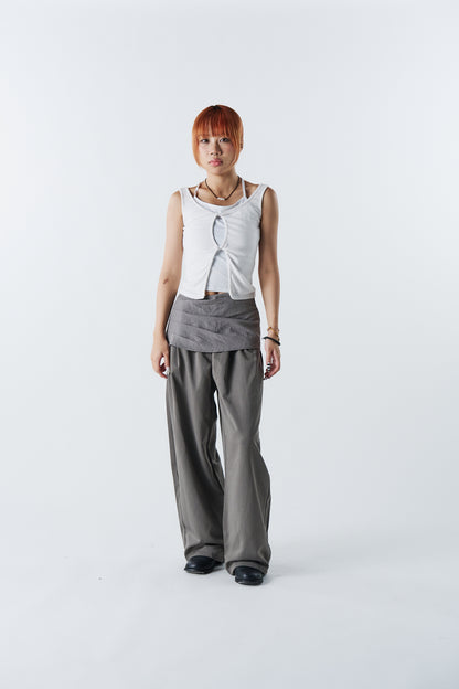 Noir Draped Pants