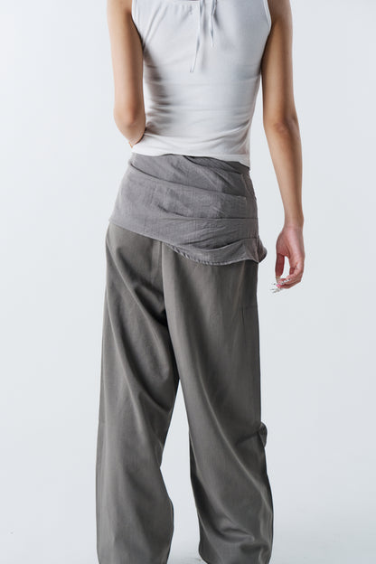 Noir Draped Pants