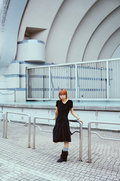 Drape Noir Top