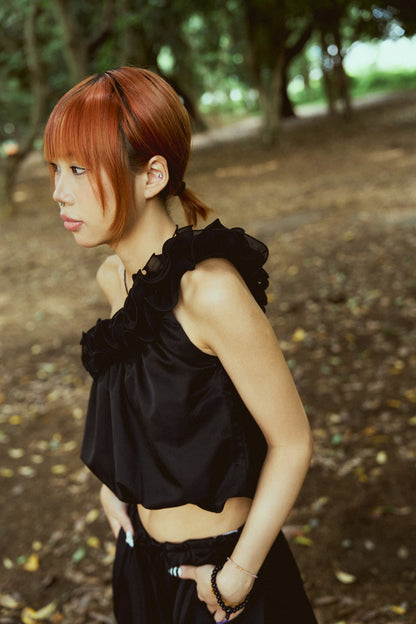 Ruffele One Shoulder Top