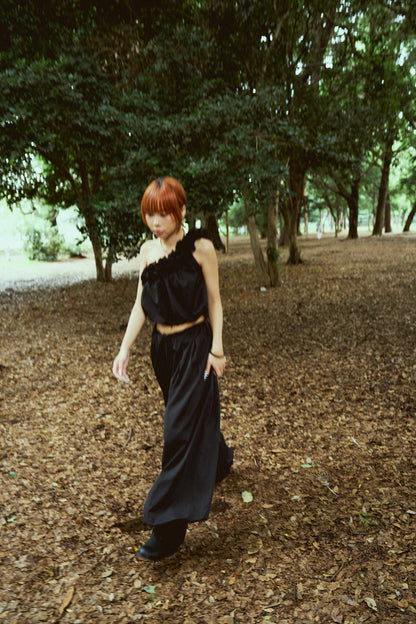 Ruffele One Shoulder Top