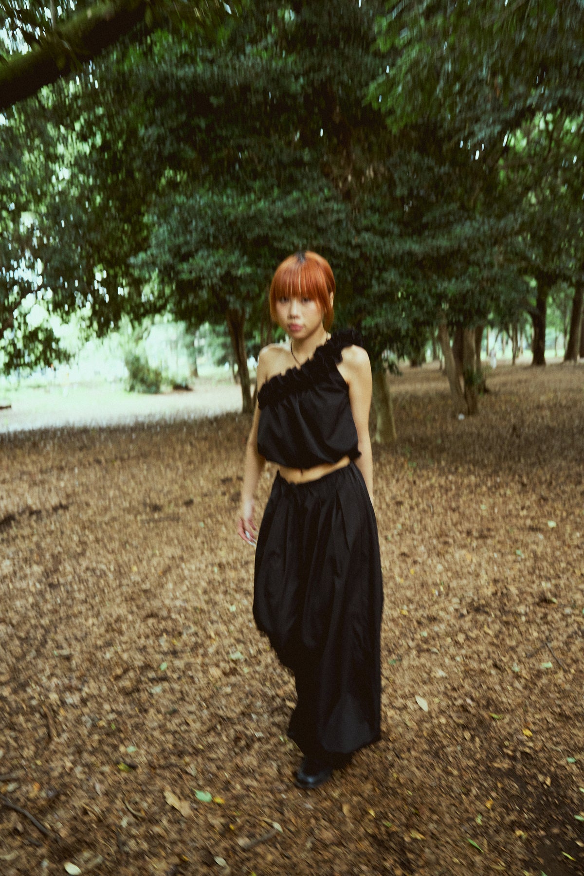 Ruffele One Shoulder Top